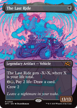 The Last Ride (Borderless) (DFT-308) - Aetherdrift Foil