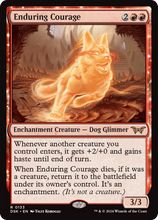 Enduring Courage (DSK-133) - Duskmourn: House of Horror Foil