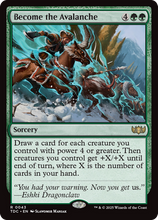 Become the Avalanche (TDC-043) - Commander: Tarkir: Dragonstorm