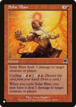 Solar Blast (PLST-ONS-234) - The List