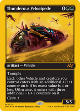 Thunderous Velocipede (First-Place Foil) (-471) - Aetherdrift