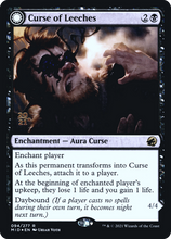 Curse of Leeches // Leeching Lurker [Innistrad: Midnight Hunt Prerelease Promos]