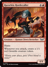 "Razorkin Hordemaster" (DSK-152) - Duskmourn: House of Horror Foil