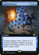 Access Denied (Extended Art) [Kamigawa: Neon Dynasty Commander]