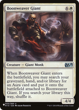 Boonweaver Giant (PLST-M15-5) - The List
