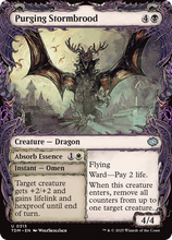 Purging Stormbrood (Showcase) (TDM-315) - Tarkir: Dragonstorm Foil