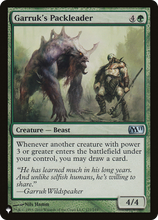 Garruk's Packleader (PLST-M11-177) - The List