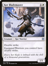 Kor Blademaster (ZNR-021) - Zendikar Rising Foil