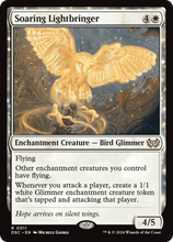 Soaring Lightbringer (DSC-011) - Duskmourn: House of Horror Commander: (nyxtouched) Foil