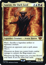 Sauron, the Dark Lord [The Lord of the Rings: Tales of Middle-Earth Prerelease Promos]