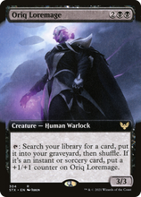 Oriq Loremage (Extended Art) [Strixhaven: School of Mages]