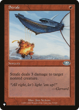 Strafe (PLST-PLS-73) - The List