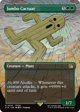 Jumbo Cactuar (Borderless) (FIN-343) - Universes Beyond: FINAL FANTASY