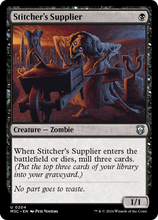 Stitcher's Supplier [Modern Horizons 3 Commander]
