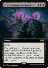 Afterlife from the Loam (Extended Art) (TDC-065) - Commander: Tarkir: Dragonstorm