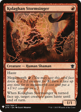 Kolaghan Stormsinger [Mystery Booster]