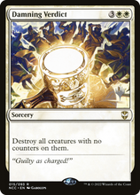 Damning Verdict (Promo Pack) [Streets of New Capenna Commander Promos]