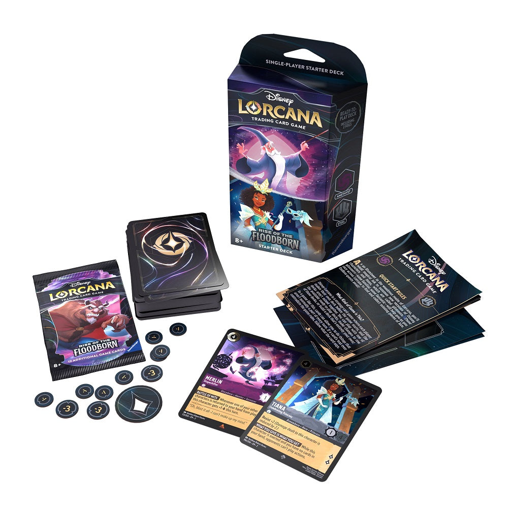 Disney Lorcana: Rise of the Floodborn - Merlin & Tiana - Starter