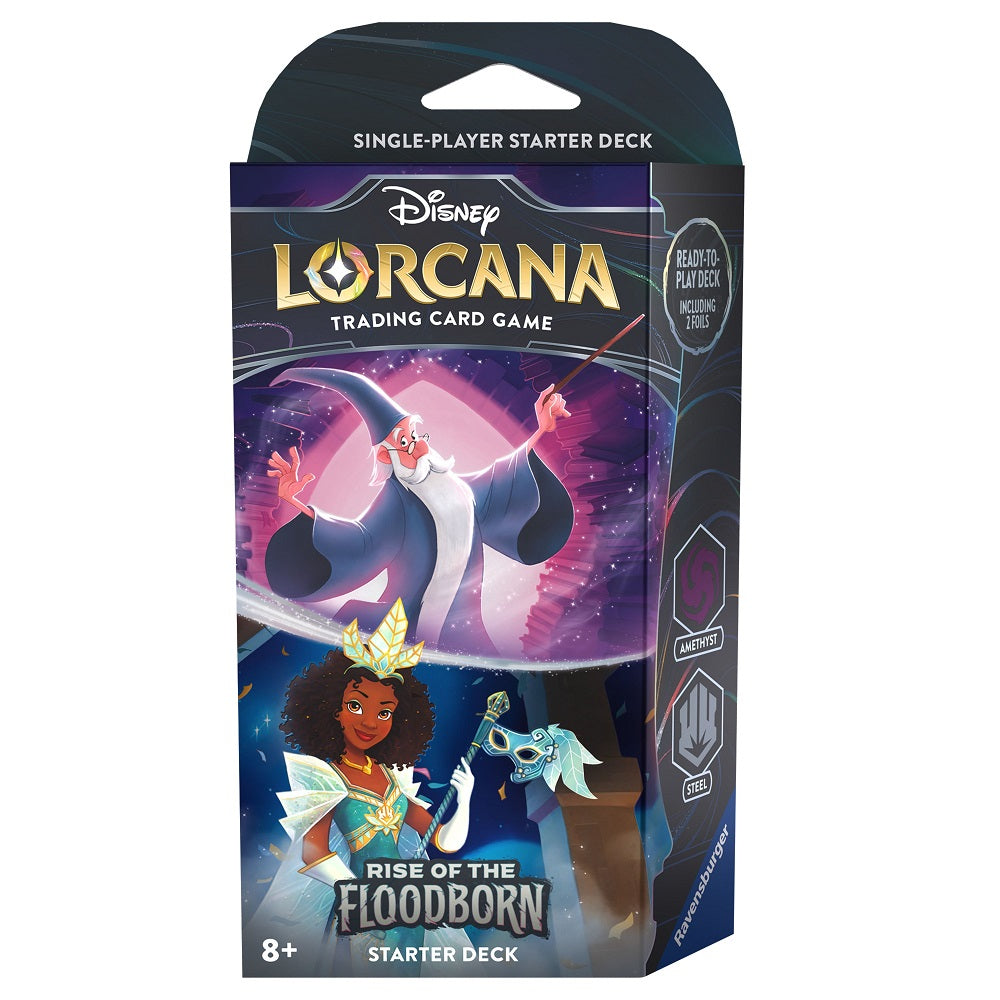Disney Lorcana: Rise of the Floodborn - Merlin & Tiana - Starter Deck