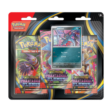 Pokemon - Phantasmal Flames - 3 Pack Blister (Sneasel) (Pre-Order)