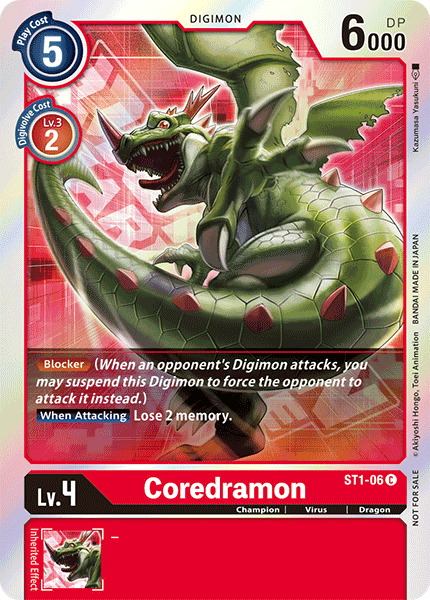 Coredramon [ST1-06] (Event Pack) [Starter Deck: Gaia Red Promos]