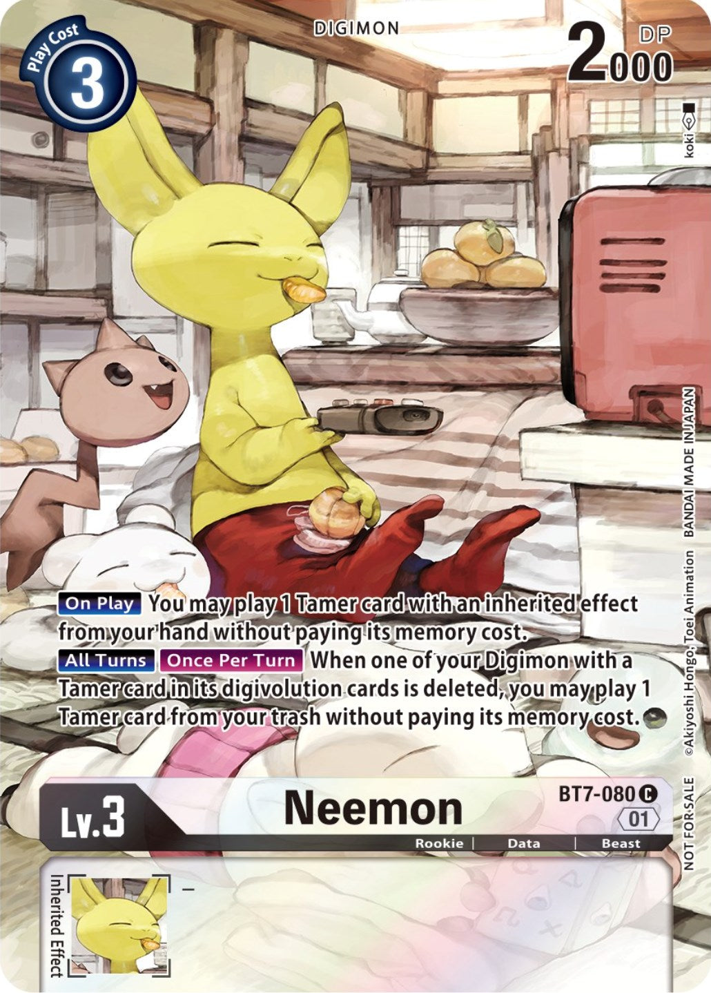Neemon [BT7-080] (2nd Anniversary Frontier Card) [Next Adventure Promos]