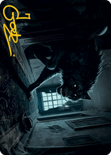 Primal Adversary Art Card (Gold-Stamped Signature) [Innistrad: Midnight Hunt Art Series]