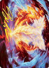 Magma Opus Art Card (Gold-Stamped Signature) [Strixhaven: School of Mages Art Series]