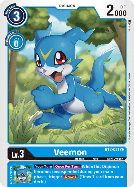 Veemon [BT2-021] [Release Special Booster Ver.1.5]