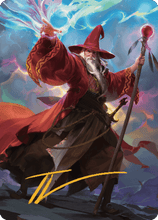 Elminster Art Card (36) (Gold-Stamped Signature) [Commander Legends: Battle for Baldur's Gate Art Series]