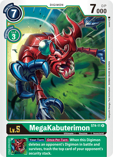 MegaKabuterimon [ST4-11] [Starter Deck: Giga Green]