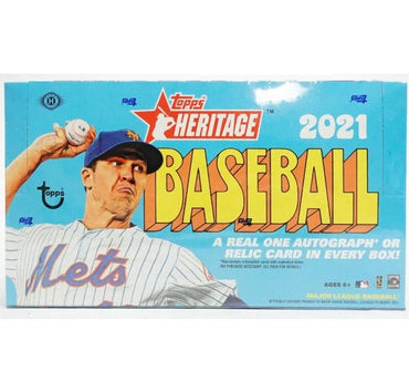 2021 Topps Heritage Baseball Hobby Box - Game 3
