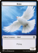 Bird // Cat Double-Sided Token [Phyrexia: All Will Be One Commander Tokens]