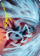 Torrent Sculptor Art Card (Gold-Stamped Signature) [Strixhaven: School of Mages Art Series]