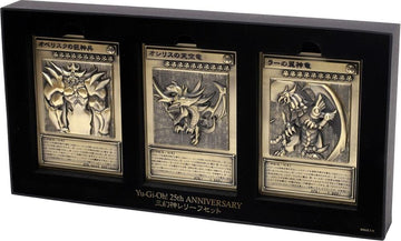 Yugioh OCG 25th Anniversary Egyptian God Cards Relief Set