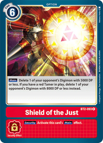 Shield of the Just [BT2-093] [Release Special Booster Ver.1.0]