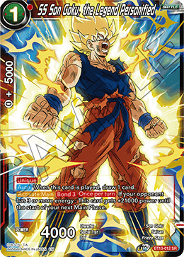 SS Son Goku, the Legend Personified (BT13-012) [Supreme Rivalry]