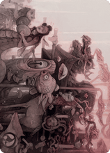 March of Burgeoning Life Art Card [Kamigawa: Neon Dynasty Art Series]