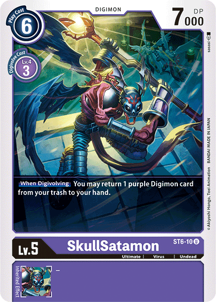 SkullSatamon [ST6-10] [Starter Deck: Venomous Violet]