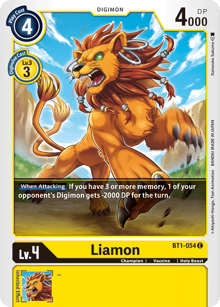 Liamon [BT1-054] [Release Special Booster Ver.1.0]