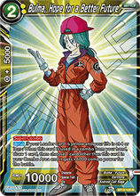 Bulma, Hope for a Better Future (Rare) (BT13-105) [Supreme Rivalry]