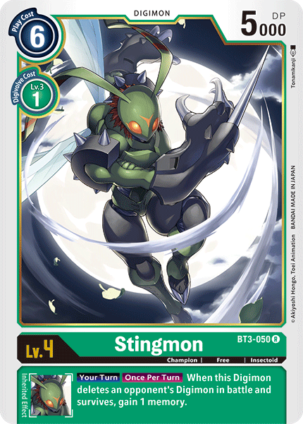 Stingmon [BT3-050] [Release Special Booster Ver.1.5]