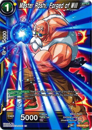 Master Roshi, Forged of Will (Alternate Art) (TB1-076) [Special Anniversary Set]