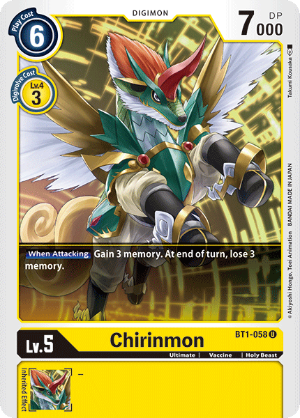 Chirinmon [BT1-058] [Release Special Booster Ver.1.0]