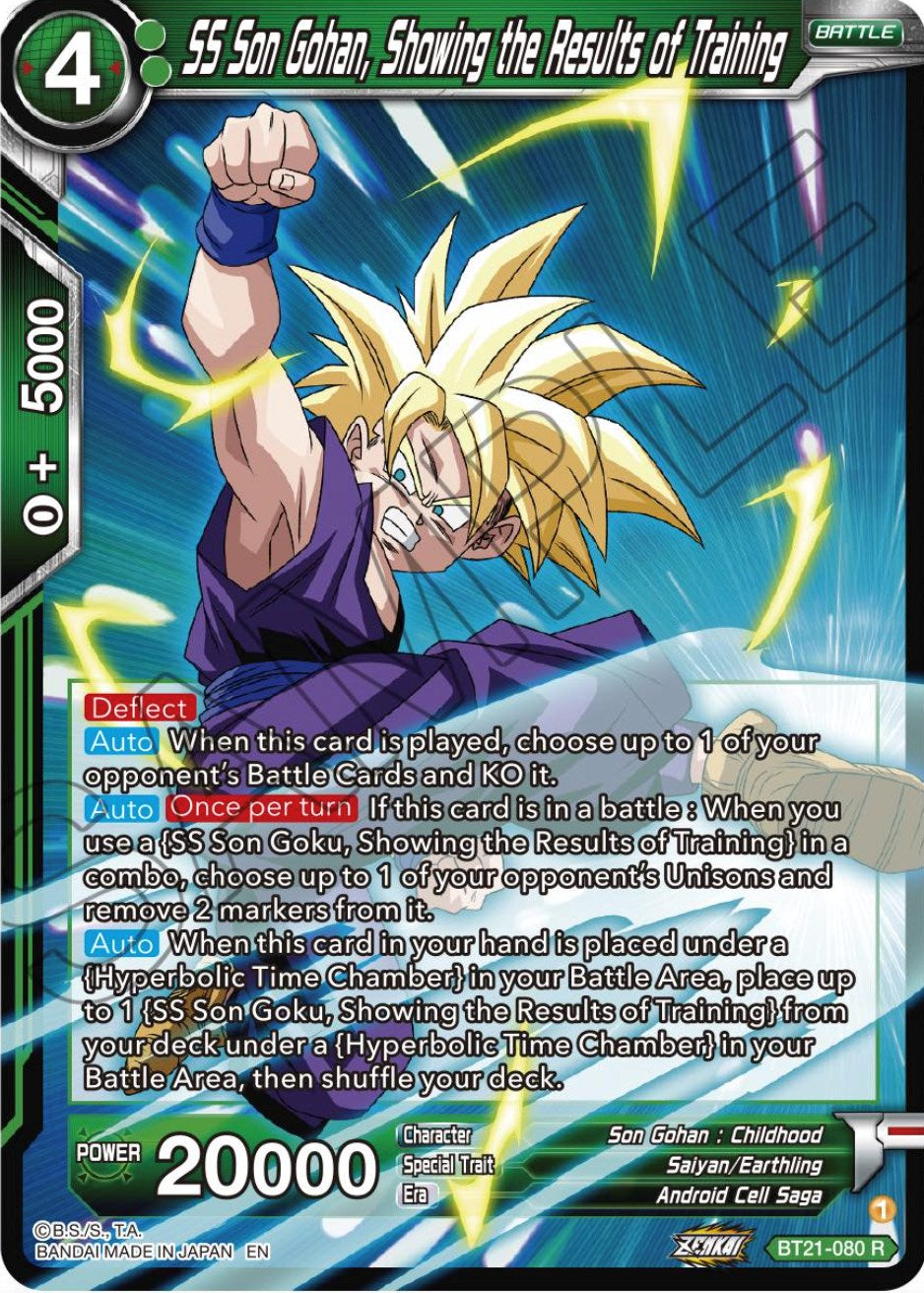 SS Son Gohan, Showing the Results of Training (BT21-080) [Wild Resurgence]