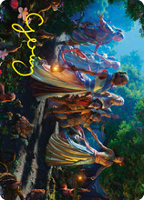 Realm Seekers Art Card (Gold-Stamped Signature) [The Lord of the Rings: Tales of Middle-earth Art Series]