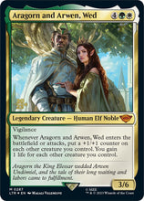 Aragorn and Arwen, Wed [The Lord of the Rings: Tales of Middle-Earth Prerelease Promos]
