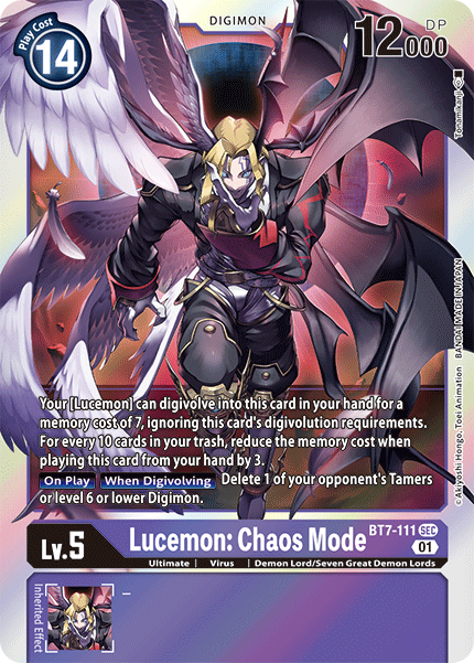 Lucemon: Chaos Mode [BT7-111] [Next Adventure]