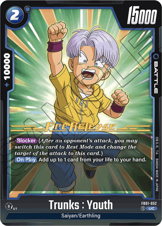 Trunks : Youth [Awakened Pulse Pre-Release Cards]