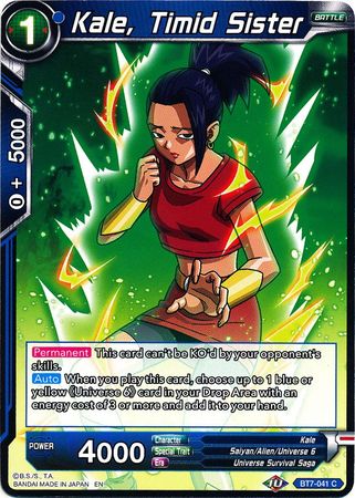 Kale, Timid Sister (BT7-041) [Assault of the Saiyans]